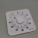 Secura 7.5 Inch Visual Timer, 60 Minute Oversize Visual Countdown Timer for Kids and Adults, Durable Mechanical Time Management Tool (Green)