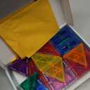 106Pcs Christmas Magnetic Tiles, Magnetic Building Blocks, Preschool Montessori Toys Gift for 3+ Year Old Boys and Girls, Sensory Toys for Kids Aged 3-5 and 4-8, Ideas for Toddler with Autism