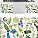 3 x 15 15.4 15.6 13 13.3 14 12 12.1 in Skin Laptop Sticker Decal, Netbook Skins for Notebook Tablet PC, Universal Vinyl Laptop Decor Cover, Art Protector Easy to Apple I Green Theme Stickers