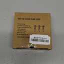 Abeja Flickering Flame String Lights 10Ft, C18 Vintage Halloween Lights with 10 CA5 Flame Bulbs, E12 Candlestick Base, Flicker Flame String Lights for Fireplace Party Room Decor, 1w, 120v, Black