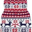 TUKOAW Christmas Dog Sweater, Winter Warm Antlers Hoodie Knitwear Pullover Dog Clothes for Cold Weather, Cute Ugly Holiday Pet Costume Outfits with Leash Hole for Small Medium Large Dogs, Puppy, Cats Size XL