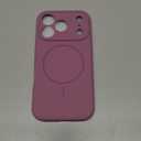 Miracase Magnetic for iPhone 17 Pro Case, Compatible with MagSafe, Integrated Silicone Camera Control Cover, 3.0mm Thicken Shockproof Drop Protection Phone Case for 17 Pro, Blackcurrant