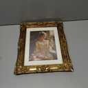 Vintage picture frames 8x10 gold Antique Photo frame with Mat 6x8 Ornate picture frames with Acrylic Glass Baroque Tabletop Wall Hanging Home Decor poster frames