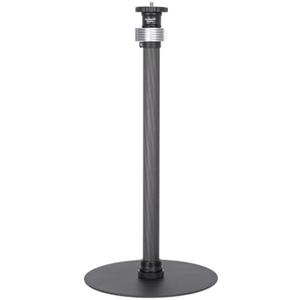 Koolehaoda Monopod Stand for Desk, 16"-28" Adjustable Carbon Fiber Extension Rod with Heavy Base, Table Mount Stand for DSLR Camera, Light, Webcam, Live Streaming, Vlogging Pack of 2
