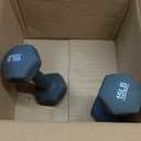 Amazon Basics Neoprene Dumbbell Hand Weights, 15lb, 2Pcs