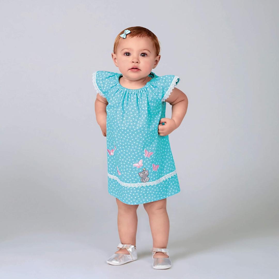 New Look 6663 Babies Dress, Top and Shorts Sewing Pattern Size 7-24 lbs.