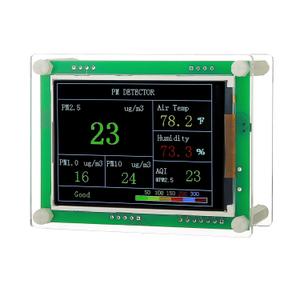 Air Quality Monitor pm2.5 pm10 pm1.0 Detector Indoor air Quality Test kit for Cars ,Home,Office,Hotel etc (PM2.5,AQI)