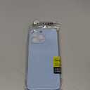 Oakxco for iPhone 16 Pro Max Case Silicone, Ultra Slim Thin Phone Case for Women Girls, Plain Solid Color Minimalist Aesthetic Cute Girly Design, Soft Rubber Gel TPU with Camera Cover, Light Blue