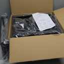 Under Sink Organizer, 2 Tier Under Sink Organizers and Storage, Adjustable Height, Slide out Metal Cabinet Organizers, Pull out Cabinet Storage Drawer Shelf for Kitchen Bathroom Black 1Pack