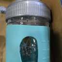 Mason Bottle Baby Glass Bottles Gift Set - Includes 3X Anti Colic Glass Baby Bottle 8 oz, 3X Slow Flow Nipple, 3X Cap+Ring, 1x Silicone Sleeve - BPA Free, Non Toxic Glass Feeding Bottles for Babies