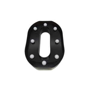 Decorative LED Illuminated Letter Marquee Sign - Alphabet Marquee Letters with Lights For Wedding Birthday Party Christmas Night Light Lamp Home Bar Decoration O, Black