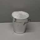 Twine Insulated Ice With Lid & Scooper for Parties - Galvanized Metal Cooler & Drink Tub Holds 1 Gallon