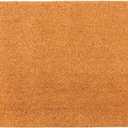 KAF Home Side Stripe Coir Doormat, Heavy-Duty, Weather Resistant, Non-Slip PVC Backing, Indoor and Outdoor Use (Green)