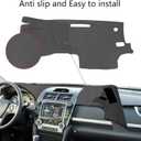 Dash Cover Mat Custom Interior Center Console Compatible with Toyota Tacoma 2016-2023 Dashboard Cover Pad Carpet Protector （Gray）