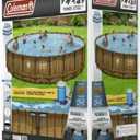 Replacement Vertical Leg for Coleman Power Steel 22FT 24FT X52IN Above Ground Round Swimming Pool, Brown 2021-2024 Model