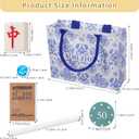 BESTOYARD Chinese Mahjong Tile Set with Carring Bag, 1.2-Inch 144 Tiles All-in-One Chips, Dice and Manual, Traditional Mah-Jongg Board Game for Family Game 4 Pushers, 32 x 25 x 12 cm