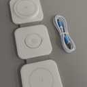 3 in 1 Charging Station for Apple Multiple Devices, Foldable Magnetic Fast Wireless Charger Dock, Travel Charging Pad for iPhone 17 16 15 14 13 12 Pro Max Plus Apple Watch Series & AirPods 4/3/2/Pro