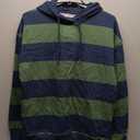 Men's Original Use Green Blue Warm Thermal Pullover Hoodie Size XS
