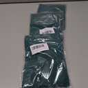 3 x Fall Thanksgiving Rustic Cloth Napkins 16.5x16.5 Inches Handmade Cotton Linen Napkins with Fringe Boho Washable Dinner Napkins in Bulk for Wedding Party Table Decor Set of 4 Emerald Green