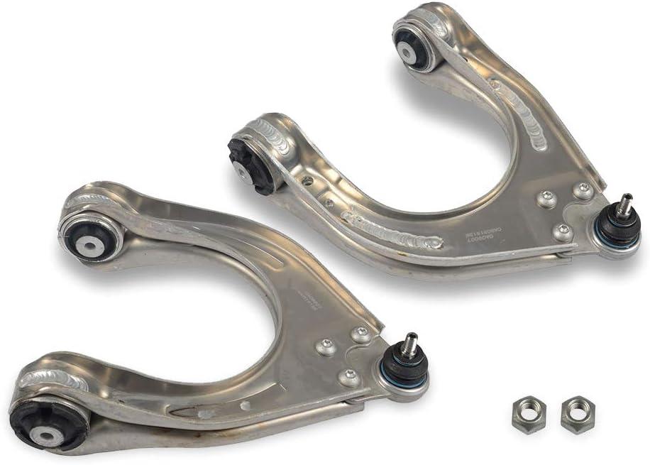 Set of 2 Front Upper Control Arm with Ball Joint Replacement for Mercedes-Benz E320 E350 E500 E550 CLS550 CLS63 AMG (RWD Only)
