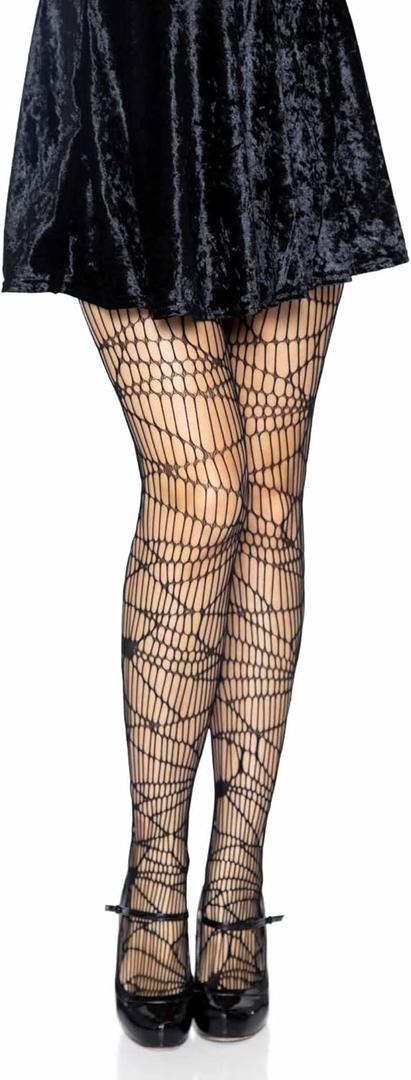 Spiderweb Net Tights (Black)