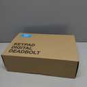 Veise Fingerprint Door Lock with 2 Lever Handles - Keyless Entry Door Lock, Electronic Keypad Deadbolt, Digital Smart Code & Front Handle Sets, Auto-Locking, Easy Installation, Oil Rubbed Bronze