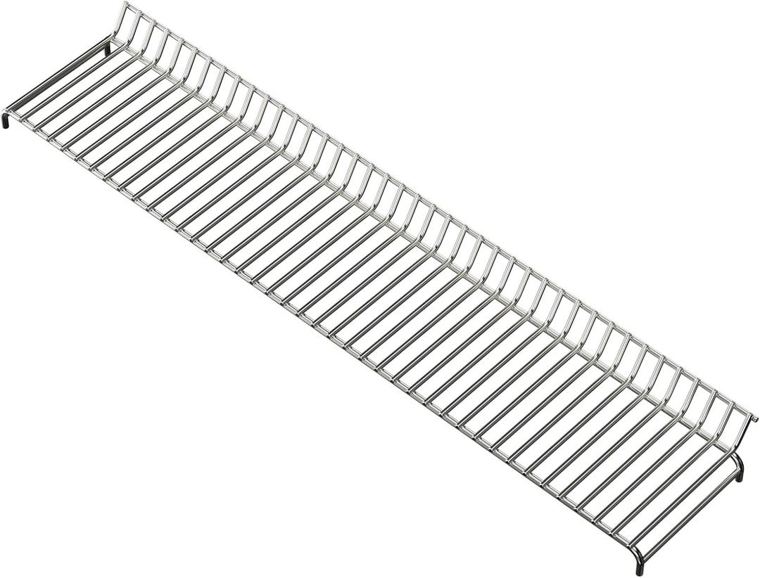 SafBbcue BAC352 Extra BBQ Warming Rack for Traeger Pro Series 34 Accessories, Traeger Texas Elite 34 Pellet Grills Accessories, Traeger Pro 34 Stainless Steel Warming Rack Smoker Replacement Parts (36"Lx7"Wx3"H, Silver)
