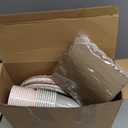 Zhehao 350 Pcs Woodland Party Supplies Set Green and Brown Disposable Tableware Kit with Plates, Cups, Napkins, Cutlery in Natural Earth Tones for Baby Shower, Birthday, Wedding Forest Events