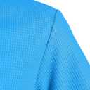 Boys Casual Polo Shirt Short Sleeve Waffle Solid Collared Shirts for Kids Aged 5-14 Years