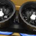 iSpring WGB21BM 2-Stage Whole House Water Filtration System, 10 x 4.5 Carbon Block and Iron & Manganese Reducing Filters, 1" Ports