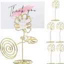 Table Number Holders, Place Card Holders, Picture Holders for Tables, Photo Holders for Tables, Small Table Card Holders for Centerpieces, Wedding Reception, Party, Birthday, 8PCS