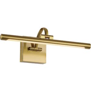 Brass Picture Lights for Wall Hard-Wired LED Picture Lighting Dimmable Art Light Gallery Lighting for Wall Portraits Artwork 15.75 inch 7W Warm White