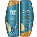 Head & Shoulders Royal Oils Shampoo and Conditioner Set, 1% Pyrithione Zinc, Scalp Care & Hydration, Moisture Renewal Conditioner + Anti-Dandruff Shampoo, 12.8 fl oz Each