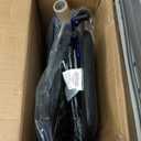 Drive Medical Rollator Walker with Seat - Stable Mobility Support - Height Adjustable - Durable Steel Frame Construction - Smooth 7.5" Wheels - Foldable - 350 Lb Limit - Blue