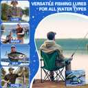 Fishing Advent Calendar 2025, 24 Day Fishing Lure Advent Calendar Fishing Tackle Set for Adult Men Teens Boy, Christmas Countdown Calendar Xmas Surprise Gift for Fisherman