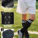 Hryrbay Kids Soccer Shin Guards Toddler Shin Pads with Sleeves and Socks for Age 3-16 Protective Lightweight Soccer Equipment Ideal for Playing Training Inspired by The World Cup