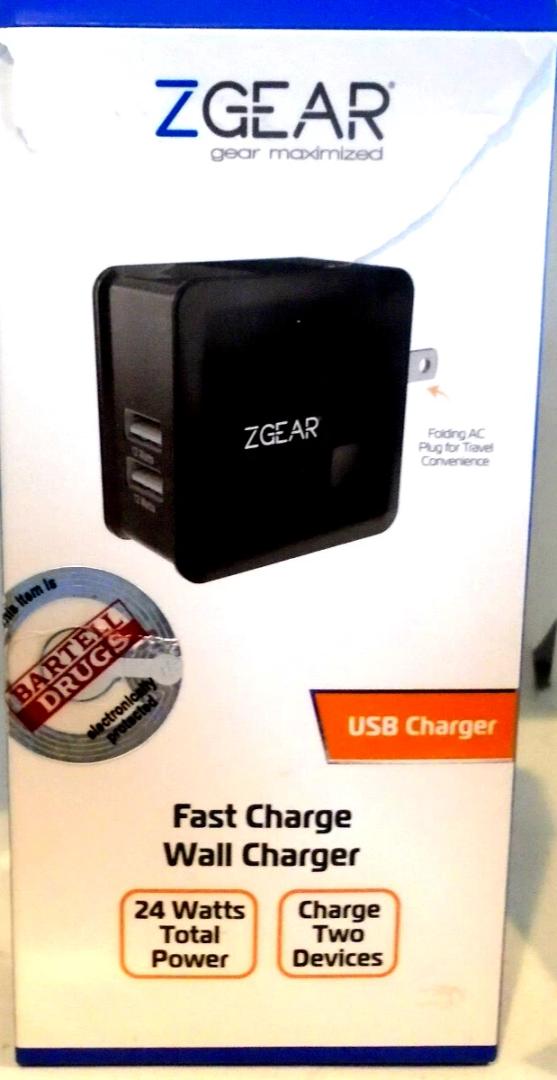 ZGear Fast Charge Wall Charger 2 Pack