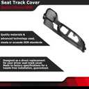 FEXON Driver Seat Switch Bezel Seat Track Cover Trim Compatible with Chevrolet Chevy Traverse for GMC Acadia for Buick Enclave 2009-2017 Replaces 25941769 (Black)