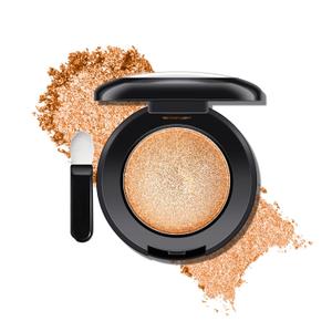 KYDA Light Brown Single Glitter Eyeshadow, Super Pigmented Pearl Brown Eyeshadow, Glitter Sparkly Shimmer Eye Shadow Compact, Lasting Waterproof Mini Eyes Makeup Eyes Brightener for Women