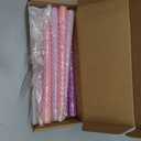 Purple Gradient Tall Taper Candles Spiral Candle Sticks,Unscented Pastel Candle for Holiday,Wedding and Home Decoration,10inch,12 Pack(E-Purple Gradient)