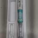 SEAGO Kids Electric Toothbrush with 2 Mins Brushing Timer and 8 Replacement Bursh Heads,Rainbow LED Light Make Brushing Fun, Blue Color Boys Battery Powerd Toothbrush for 4-12 Years Old (Green)