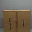 19.7" Hand-Woven Rattan Chandelier for Dining Room, 4-Light Boho Farmhouse Adjustable Hanging Light Fixture for Kitchen Island Living Room Bedroom Hallway