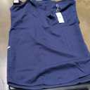 FIGS Rafaela Oversized Scrub Top for Women — Navy Blue,
 Size L