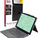 ZAGG Pro Keys Connect iPad Pro 13" (M5)/ (M4) Keyboard Case  USBC Direct Connect Keyboard with Trackpad, Detachable Backlit Keys, 6.6ft Drop Protection, Kickstand & Dual USBC Ports, Black