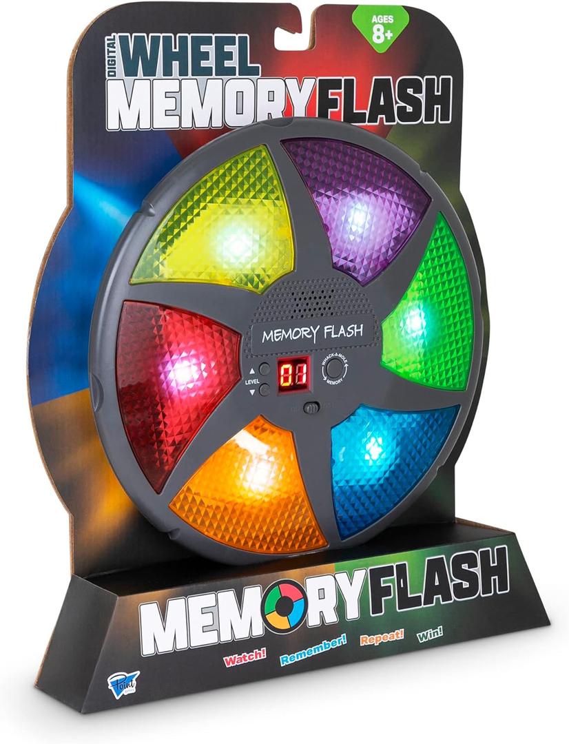 Point Games Handheld Memory Game, Kids Electronic Games, Sequence Fun for Kids with Lights & Sounds, Brain Challenge for Boys & Girls Ages 8+