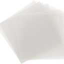 Samsill 25 Pack 12x12 .007 Clear Craft Plastic Sheets Compatible with Cricut, Stencils, Cards, Journals, Crafts, 3D Embellishments, Acetate Sheets for Crafts, Plastic Sheet .007"
