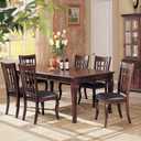 YISUN Chair Seat Covers Set of 4, Pu Leather Waterproof Dining Room Chair Covers, Stretch Chair Cover for Dining Room Chair Protector Slipcover for Kitchen, Hotel (Pu Coffee, 4)