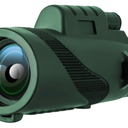 MonocularTelescope 80x100 High Powered Monoculars High Definition for Adults High Powered with Smartphone Adapter Telescope Hunting Wildlife Bird Watching Travel Camping HikingDark Green