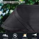 Cool Area Sun Shade Sail 16x20FT Rectangle Shade Canopy Outdoor Sunshade for Patio Backyard Garden, Graphite Grey