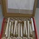 Christmas Tree Candles, 12 Pack Flameless Taper Candles for Christmas Tree Decor, Battery Operated with Remote Flickering LED Candles with Clear Crystal Ball Gold Hook for Xmas Gift Wedding Home Decor